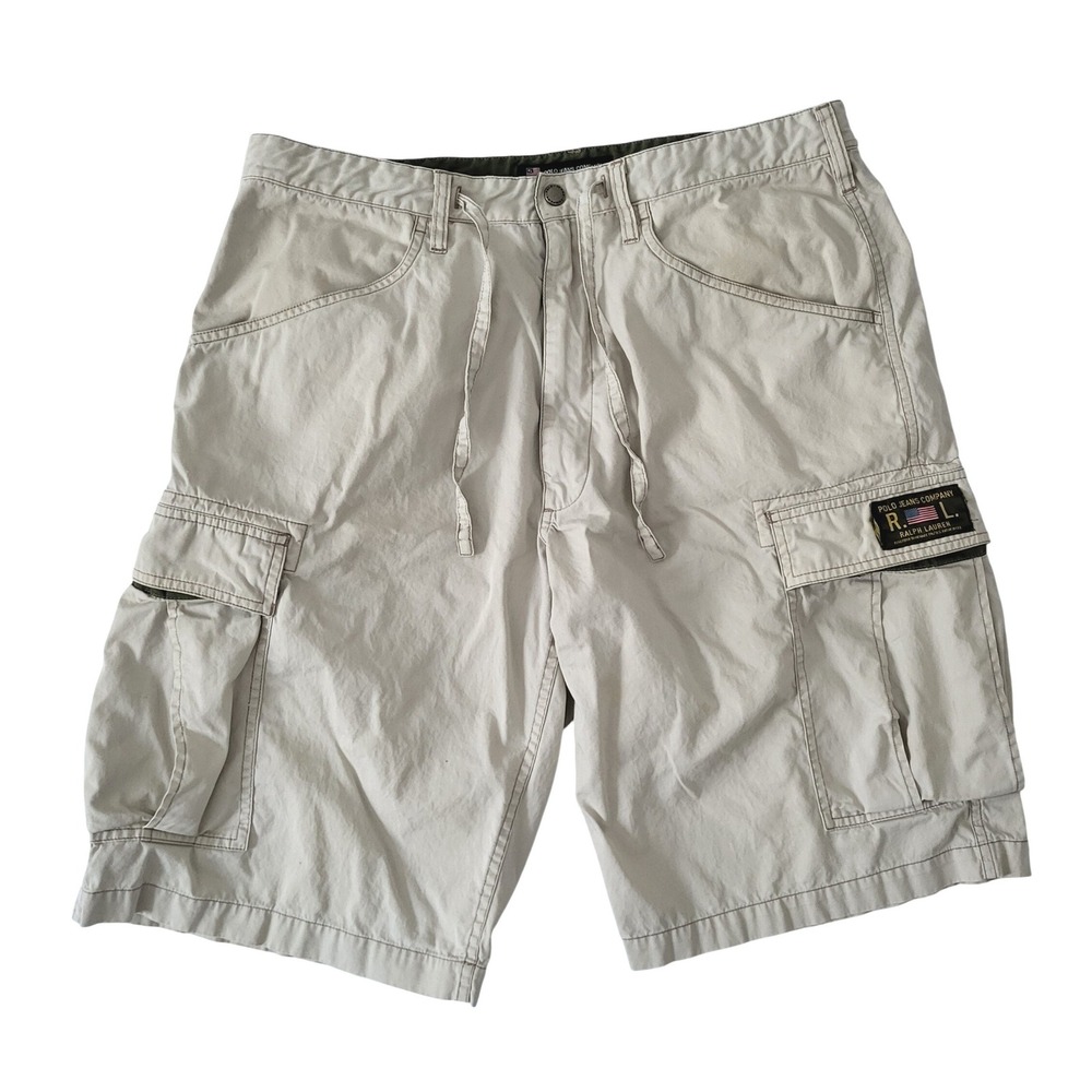 Vintage‎ Polo Jeans Company Cargo Shorts Men's 33 Utility Pockets Ralph Lauren
